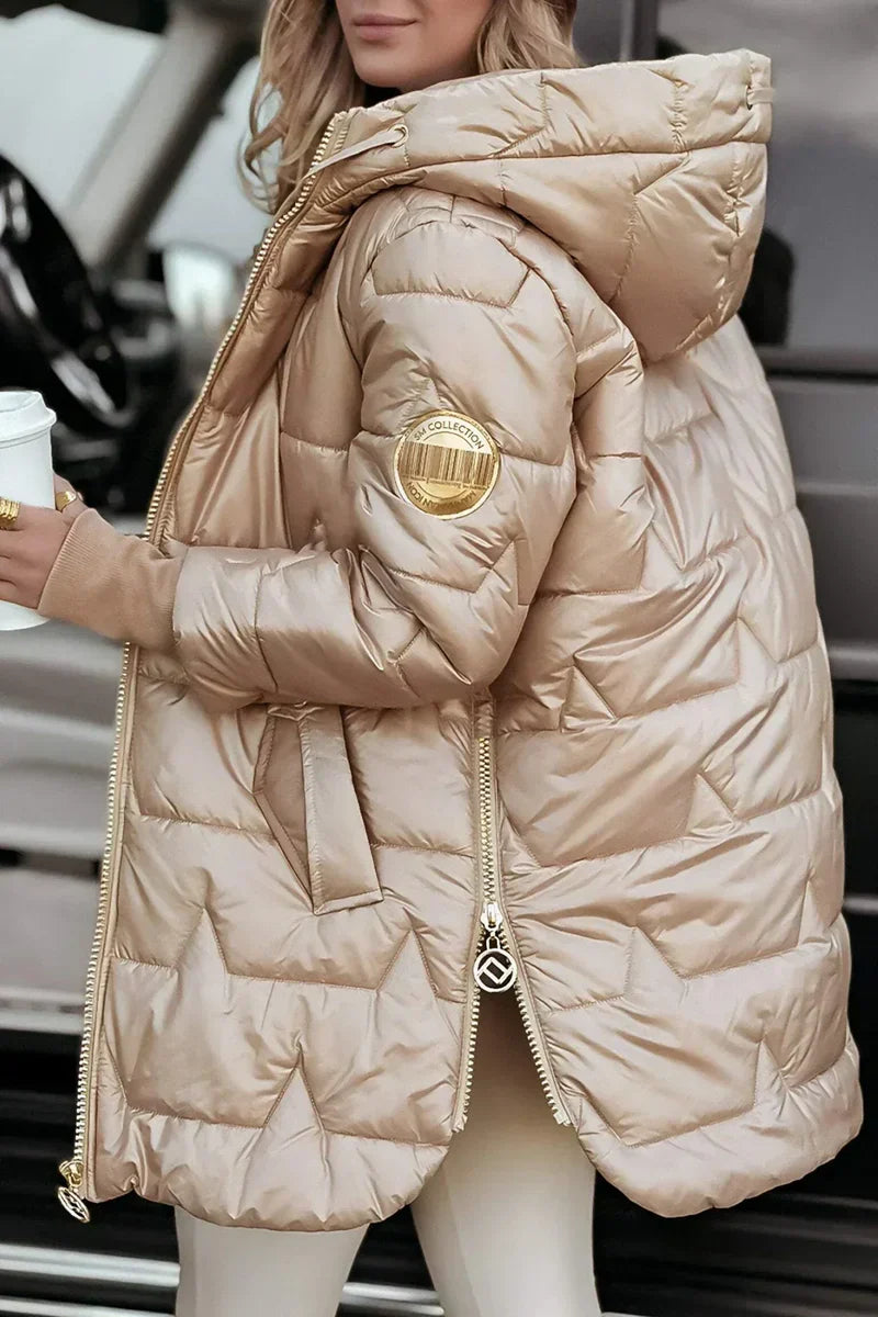 Kate™ | Eleganter Wintermantel mit Kapuze