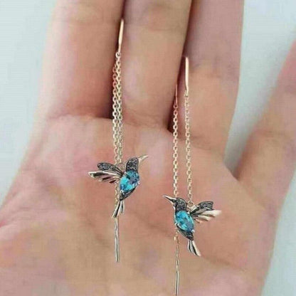 Ohrringe in Kolibri-Form 