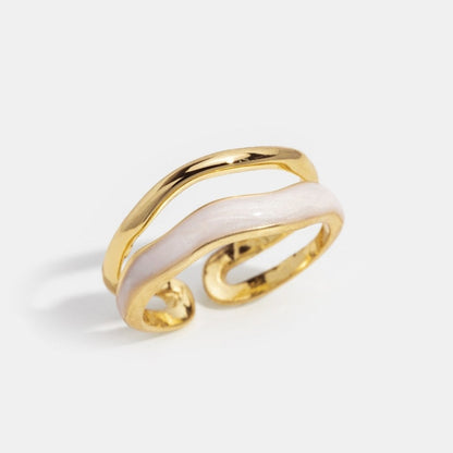 Goldring Sahara mit Lapis 
