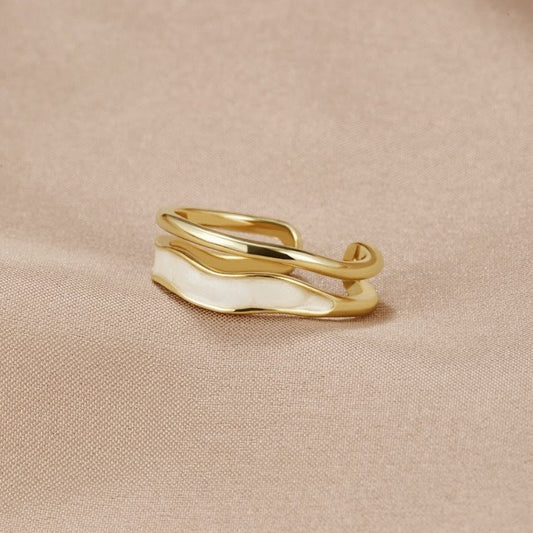 Goldring Sahara mit Lapis 