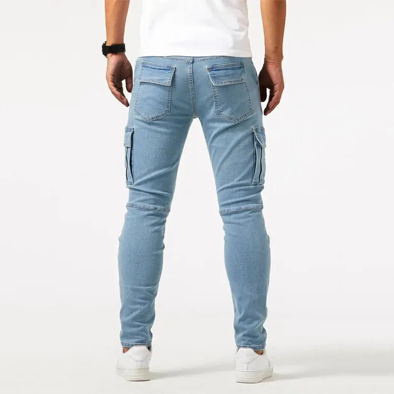 Pantalon cargo slim Kenzi
