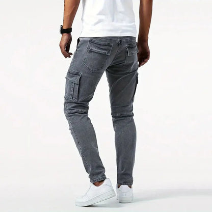 Pantalon cargo slim Kenzi