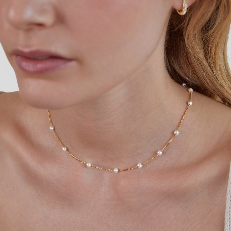 Nura Halskette mit Perle 
