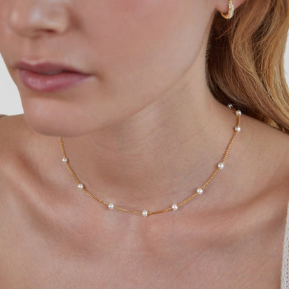 Nura Halskette mit Perle 