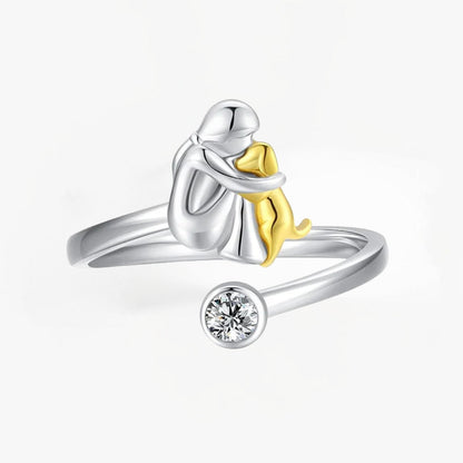 Rose™ | Ring mit Hunde-Icon