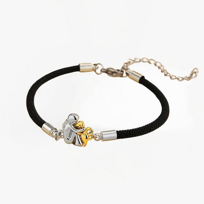 Katy™ | Kordelarmband mit Hunde-Icon