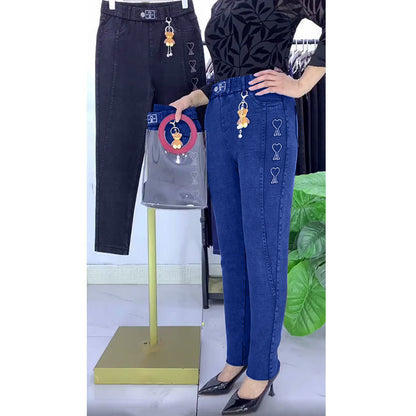 🔥Verstärkte Stretchjeans für Damen 