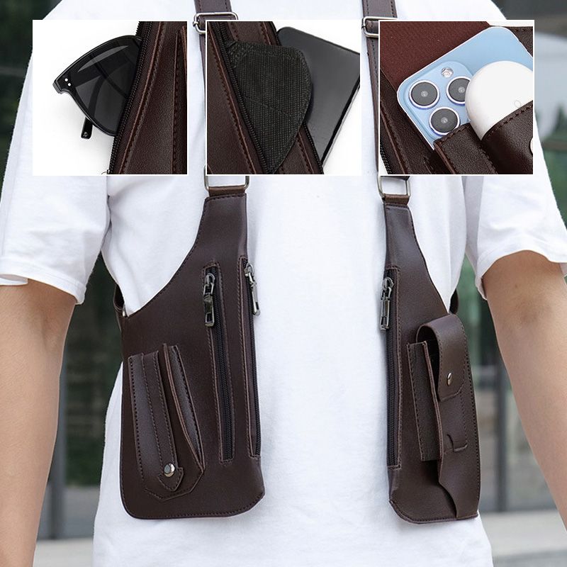 🔥2025 NEUER HEISSER VERKAUF 🔥Taktische Outdoor-Tasche mit doppeltem Schultergurt und mehreren Taschen und Diebstahlschutz