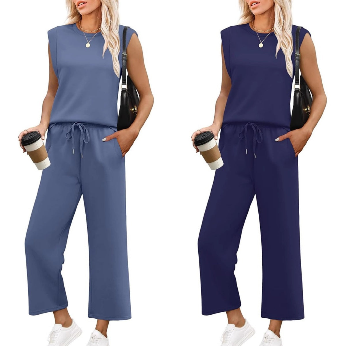 ANIA | WOMAN'S TWO-PIECE SET - SOFT, SLIM AND STYLISH