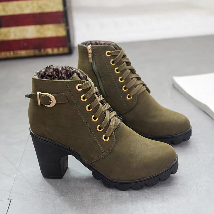 AVA | Damenstiefel mit Blockabsatz
