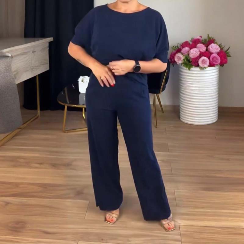 Stylisches 3-teiliges Set mit langer Strickjacke, Top und Hose 