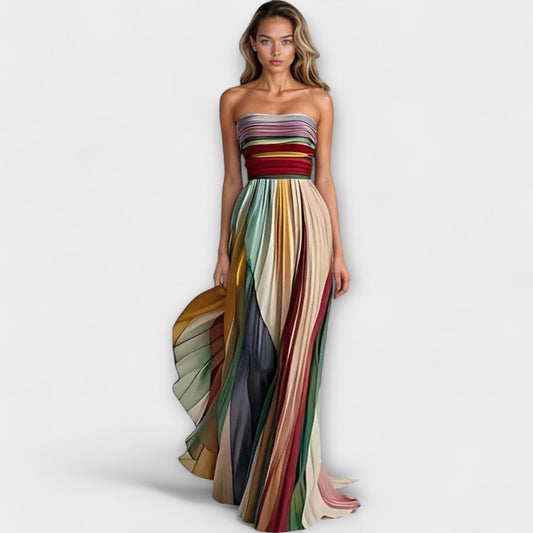 Multicolor Summer Ladies Dress