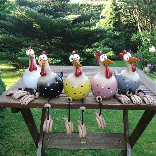Glückliche Gartenhühner | Verschönern Sie Ihren Garten!